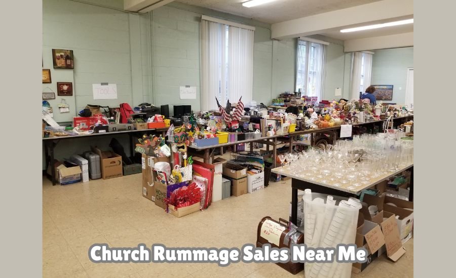 church rummage sales near me