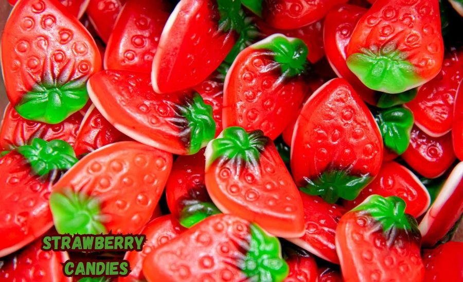 strawberry candies