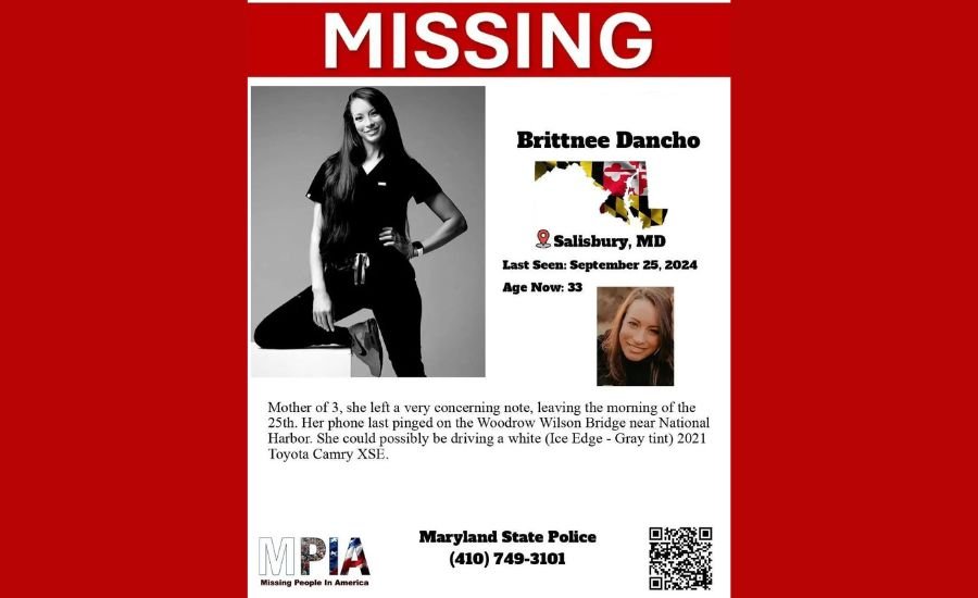 brittnee dancho missing maryland found